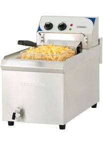 Casselin Friteuse &eacute;lectrique avec vanne de vidange 10 litres haut rendement | Professionnel | HoReCa | CHR