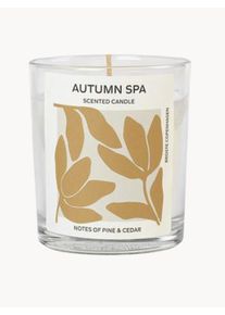 Broste Copenhagen Vela perfumada Autumn Spa (pino y cedro) Blanco Ø 7 x Al 8 cm