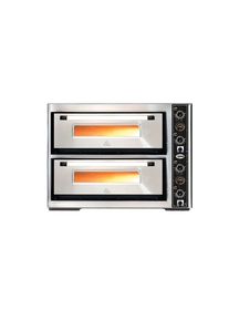 Four &agrave; pizza GMG Classic 6+6 x diam. 30 avec thermom&egrave;tre | Professionnel | HoReCa | CHR