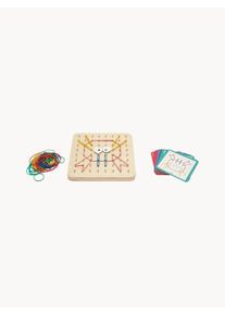 BS Toys Juego infantil: Geoboard, 71 piezas Marr&oacute;n Largo: 18 cm