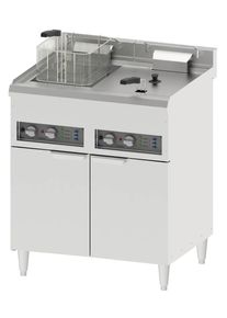 Casselin Friteuse &eacute;lectrique sur pieds 2 x 16 litres | Professionnel | HoReCa | CHR