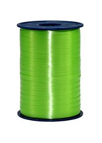 500m balloon ribbon lime green