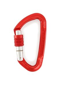 climbing technology Lime SG Screwgate carabiner red