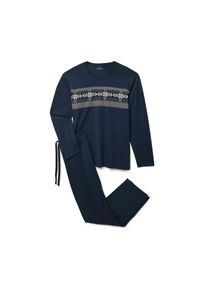 Tchibo - Pyjama - Herren - Gr. S - wei&szlig;/print