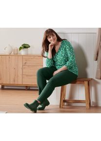 Tchibo - Bengalin-Hose - Damen - Gr. 40 - dunkelgrün