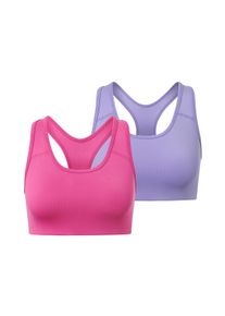 Tchibo - 2 Sport-Bustiers - Damen - Gr. M - pink