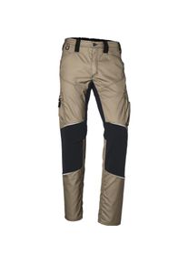 K&Uuml;BLER K&uuml;bler, Arbeitshose, Stretchhose ACTIVIQ sandbraun/schwarz Form 2850 Gr&ouml;sse 46 (46)