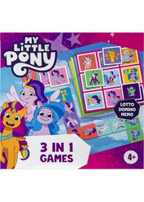 Selecta Spielzeug My Little Pony 3in1 Memo Lotto Domino (Französisch, Norwegisch, Polnisch, Finnisch, Englisch)