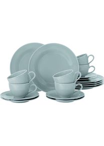Seltmann, Geschirrset, Weiden Kaffeeservice Beat Arktisblau uni 18 teilig (6 Stück)