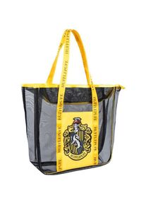Harry Potter, Damen, Tasche, - Strandtasche Premium Hufflepuff, ge, Gelb