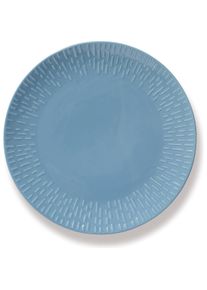 Aida Life in Colour - Confetti - Blueberry dinner plate w/relief porcelain (13423), Teller, Mehrfarbig