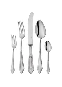 WMF Besteckset 66-tlg. FÄCHER Stahlgrau, Besteck, Silber