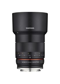 Samyang 85mm F1.8 Canon M (Black) (Canon EF-M, APS-C / DX), Objektiv, Schwarz