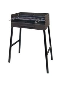 Imex el zorro, Holzkohlegrill, Kohlegrill mit Standbeinen Grill Schwarz (69 x 40 x 92 cm)