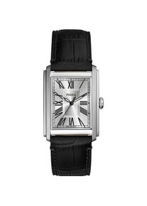 Fossil, Armbanduhr, Carraway, Silber, (Analoguhr, 30 mm)