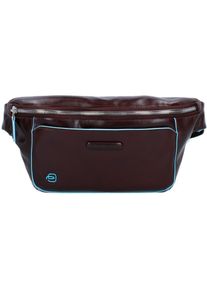 Piquadro, Bauchtasche, Blue Square Bum Bag Mahagonion, Blau
