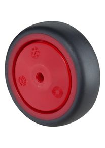 Magni, Möbelrollen, Gummirad A85.F003 Rad Ø 75 grau,Achs Ø 6, 60kg