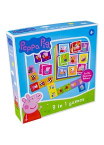 Selecta Spielzeug Peppa Pig 3n1 Memo Lotto Domino (Französisch, Norwegisch, Polnisch, Niederländisch, Finnisch, Dänisch, Schwedisch, Englisch)