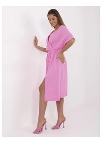 R&oacute;zsasz&iacute;n muszlin ny&aacute;ri midi ruha