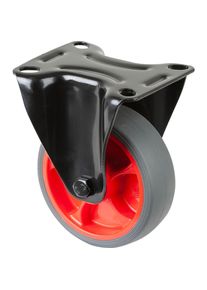 Magni, Möbelrollen, Bockrolle L810.B44.101.03 Ø 100mm,B 32mm,110kg mit Anschraubplatte,grau