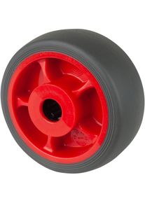 Magni, Möbelrollen, Gummirad B44.F003 Rad Ø 80 grau,Achs Ø 12, 100kg