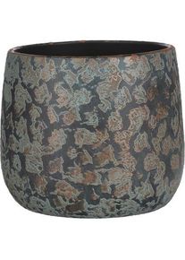 Mica, Blumentopf, Flowerpot Clemente 1034810, ceramics, Ø 25.5 cm, copper
