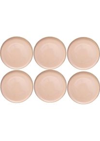 Lene Bjerre Frühstücks- & Dessertteller Clara 6 Stück, Rosé, Teller, Rosa