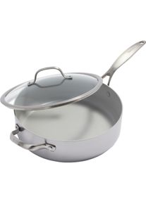 Greenpan Venice Pro Evershine mit Deckel, Pfanne + Kochtopf, Silber
