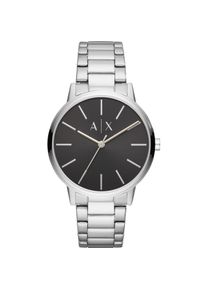 Armani Exchange, Armbanduhr, Cayde, Silber, (Analoguhr, 42 mm)