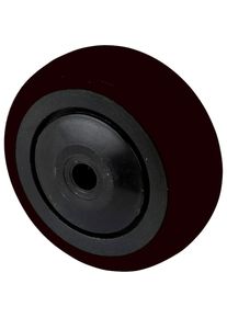 Magni, Möbelrollen, Gummirad 50mm schwarz Radkörper Kst schwarz.,KL