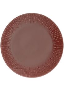 Aida Life in Colour - Confetti - Bordeaux dessert plate w/relief porcelain (13362), Teller, Rot
