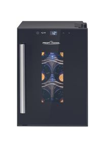 ProfiCook PC-WK 1230, Weinkühlschrank Freistehend, Schwarz