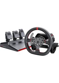PXN PXN-V10 Pro gaming set - steering wheel + pedals + mounting clamps (PC / PS4 / Xbox One / Xbox S... (PC, PS4, Xbox One S, Xbox Series X), Gaming 
