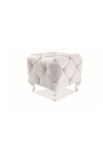 Signal Taburetka HESTIA K Velvet Farba: Svetlosiv&aacute; / Bluvel 03