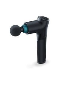 Pistola de massagem Beurer MG185; Autonomia: at&eacute; 5,5 horas; 9 n&iacute;veis de intensidade; 5 acess&oacute;rios