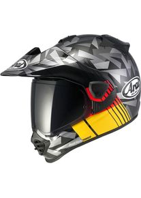 Arai Tour-X5 Nation "DE", adventure helmet , color: Matt Grey/Black/Red/Yellow , size: M