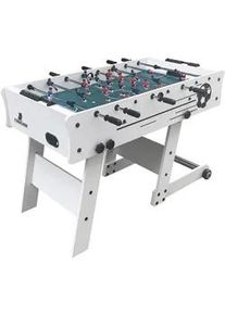 Ambia Garden TISCHFUßBALL , Weiß , Holz, Kunststoff , 61x81x122 cm , Ce , Ballrücklauf an beiden Kopfenden, klappbar, Balleinwurf auf beiden Spielerseiten , Freizeit & Co, Spieltische, Tischfußball & Co