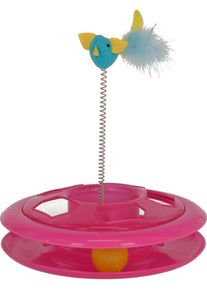 KERBL Pet Speedy Wheel Katzenspielzeug, pink, Ø26cm