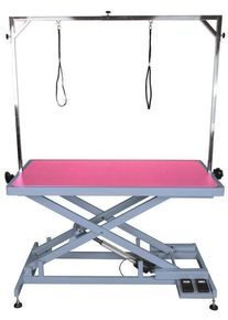 Groom Professional Kilimanjaro Low Level Trimmtisch, 125x65x25-95cm, pink