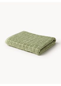 Cotton-Linen Towel Edita, in various sizes Green Cotton Badhandduk, B 100 x L 150 cm | Westwing Collection
