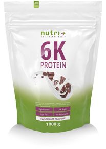 nutri+ veganes 6K Proteinpulver, 1000 g Beutel, Chocolate