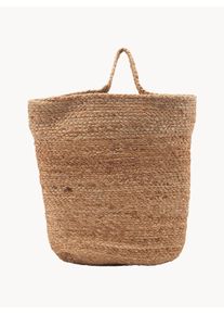 house doctor Handgjord förvaringskorg Mira av hampa. Beige Naturfiber B 32 x H 40 cm