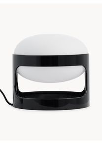 Kartell Liten Bordslampa KD28 Svart, Vit Plast, Tyg Ø 25 x H 23 cm