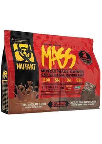 Mutant Mass Dual Chamber Bag, 2720 g Beutel, Triple Chocolate | Chocolate Fudge Brownie
