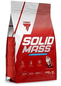 Trec Nutrition Solid Mass - Hardcore Gainer Formula, 3000 g Beutel, Strawberry