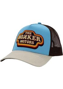 Rokker 70 s, tappo , colore: Azzurro/Marrone Scuro/Grigio Chiaro , dimensione: Taglia unica