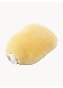 Hofbrucker Termofor z owczej skóry Lenny, 28 x 20 cm Żółty Skóra, Wełna S 28 x G 20 cm