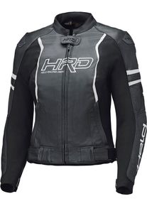 Held Street Rocket 4, veste en cuir perfor&eacute; femmes , couleur: Noir/Blanc , taille: 80