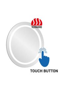 Aloni Omega LED Spiegel rund rahmenlos 60 cm mit separat