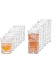 Nachtmann Gl&auml;serset, Transparent, Glas, 12-teilig, Made in Germany, Gl&auml;ser, Gl&auml;sersets